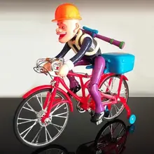 Jouet électrique puissant pour enfant chauve, jouet éducatif, à vélo, musique légère, en plastique, électronique, à piles, 2021
