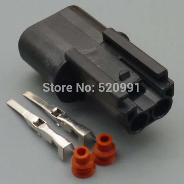 Shhworld Sea 2 Pin 2,2 мм PB625-02027 PK501-02020 ABS сенсор противотуманная фара автомобильный жгут проводов разъем для Mitsubishi Souast - Название цвета: 1set male