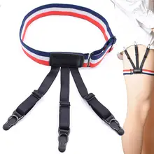 Унисекс Рубашка Остается держателем эластичный пояс ноги Готический рубашка Немнущиеся бедра кольцо Нейлон Удобные подвязки Рубашка Подвязки