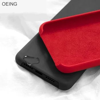 Перейти на Алиэкспресс и купить OEING чехол для Meizu X8 16 Plus 16th 16X 16S Pro 16XS Note 9 17 чехол жидкое Силиконовое мягкое покрытие из микрофибры для Meizu 17 Coque