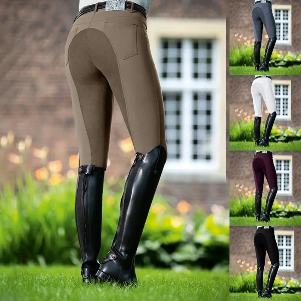 

2021 Horse Riding Pants Unisex Fashion Casual Stretch Pants Cycling Leggings Equestrian Equipment Sports Breeches Rider Trouser