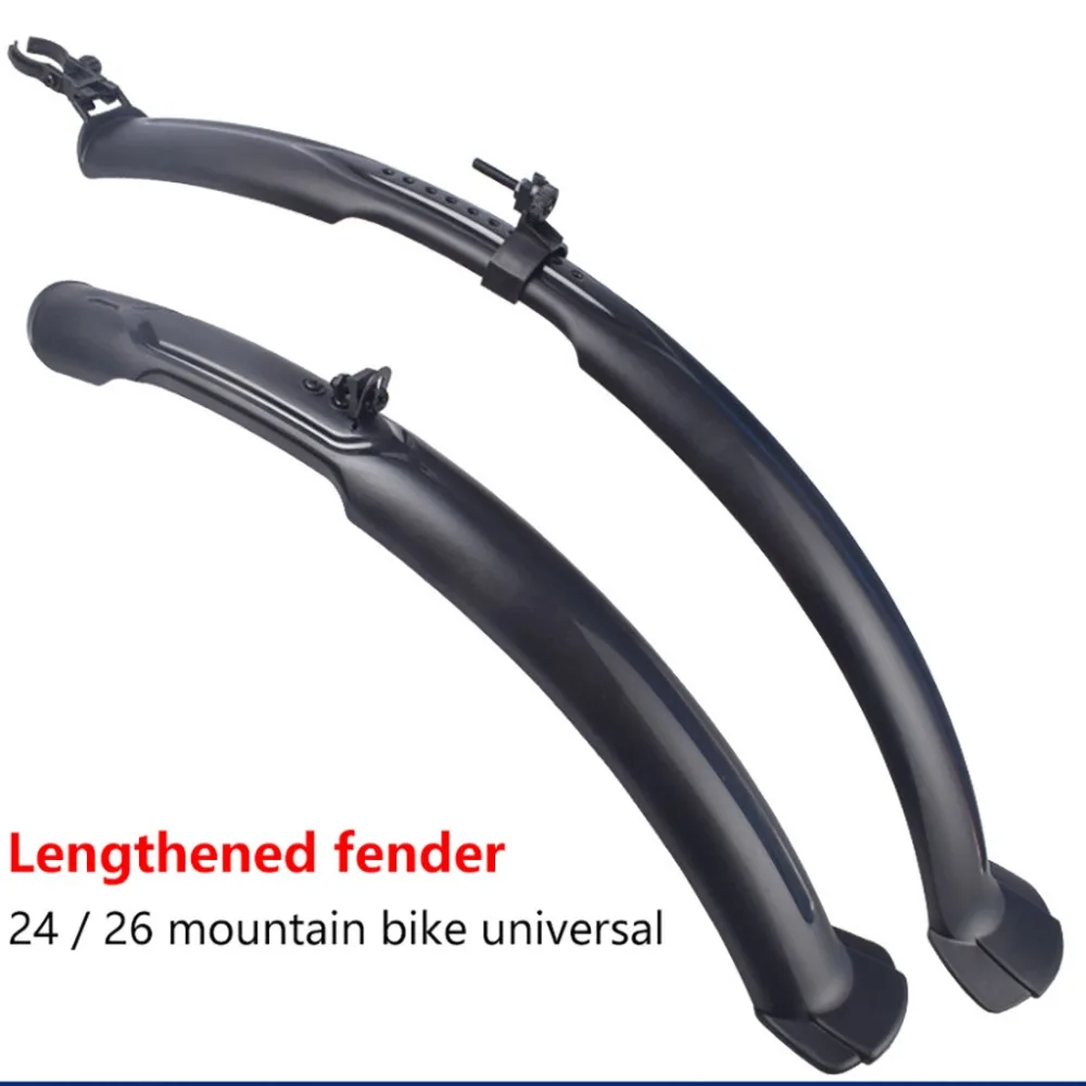 2Pcs bicycle fender mountain bike flap 26 inch quick release universal rain gear bicycle accessories spatbord mountainbike 30O16 (1)