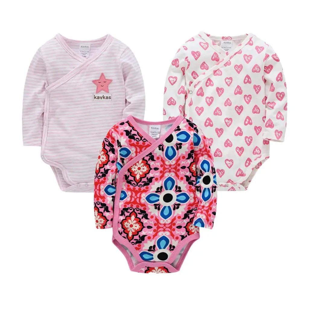 Unisex Baby Sleepsuit Pajamas 2 3 4PCS Toddler Jumpsuit Newborn Romper Roupa De Bebes 0-12M Long Sleeve Autumn Clothes Sleepwear