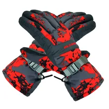 Мужские лыжные водонепроницаемые перчатки для снегоходов, лыжных и зимних видов спорта, теплые лыжные перчатки для беговых лыж, теплые перчатки для мужчин