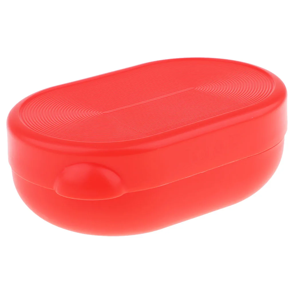 Plastic Soap Case Holder Container Storage Box with Leakproof Locking Cap Cover