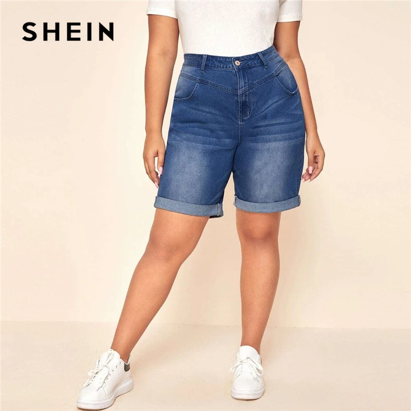 shein plus size shorts