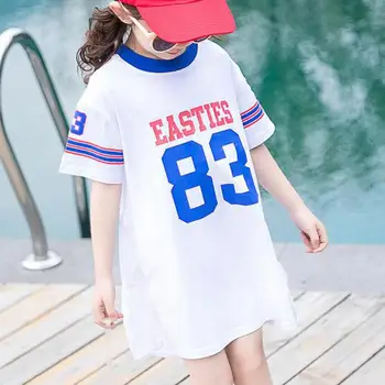 

2020 Teen Girls Dress 10 To 12 Years Big Girls Clothing Kids Striped Dresses Summer Costume Teenage Toddler Girls Outfit Dresses