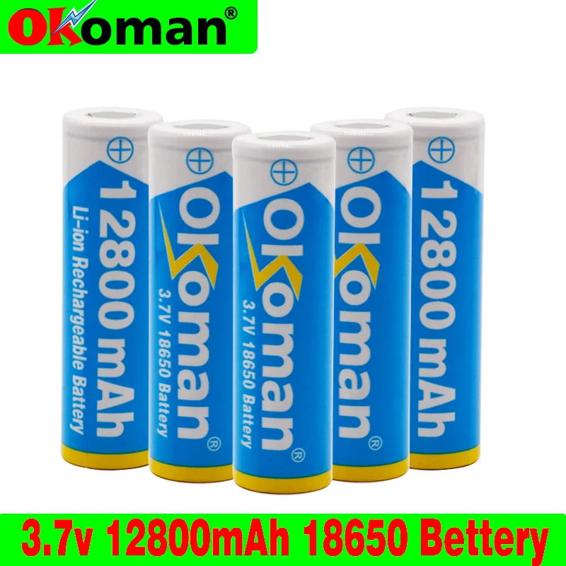 100% Оригинал 3 7 v 12800mah 18650 литиевая аккумуляторная батарея для электроинструмента