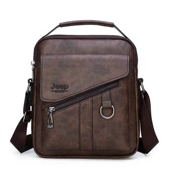 

Retro Men's Handbag Shoulder Bag High Quality PU Leather Crossbody Business Bag Male Messenger Luxury Bags Designer Men's Bag