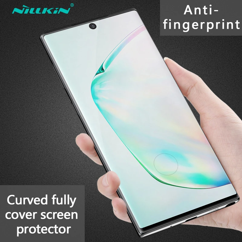 Защита экрана для Samsung Galaxy Note 10 Plus Note10 закаленное стекло Nillkin 3D CP + MAX