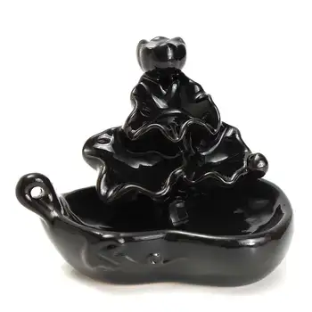 

Ceramic Incense Ceramic Burner Fragrance Holder Backflow Censer Creative Aromatherapy Smoke Incense Stick Incense