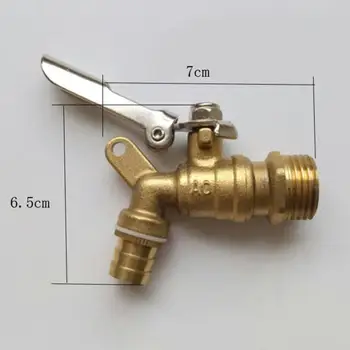 

Outdoor Padlock Faucet Mop Pool DN15 Silk Single Cold Faucet Anti-theft F1N5