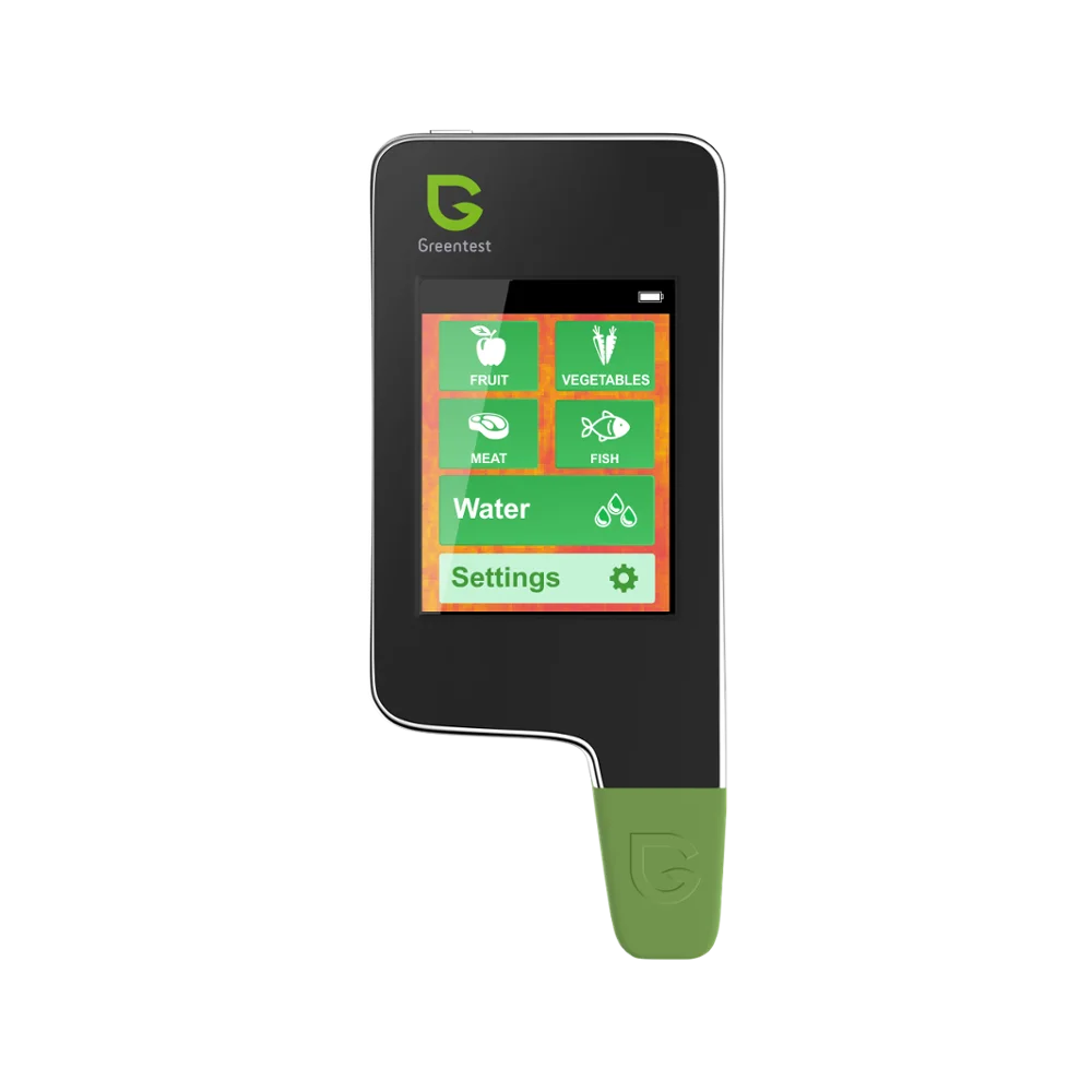 Greentest 3F цифровой пищевой нитратный тестер Измеритель концентрации анализатор твердости фруктов/овощей/мяса/рыбы/воды - Цвет: Greentest 3F Black