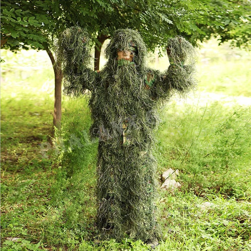 Hunting Sniper Tactical War Game Jacket Ghillie Suit-adult3d Hunting Sniper Paintball Airsoft Woodland Camo / Camouflage Hunting Sniper Tactical War Game Jacket Ghillie Suit-adult3d Hunting Sniper Paintball Airsoft Woodland Camo / Camouflage