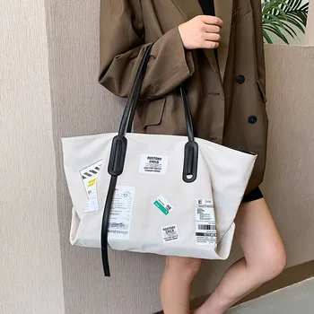 

New Women Shoulder Bag Handbag Totes Commuter Bag Nylon Oxford Large Capacity Casual Bags Summer Travel Bag luxury handbags