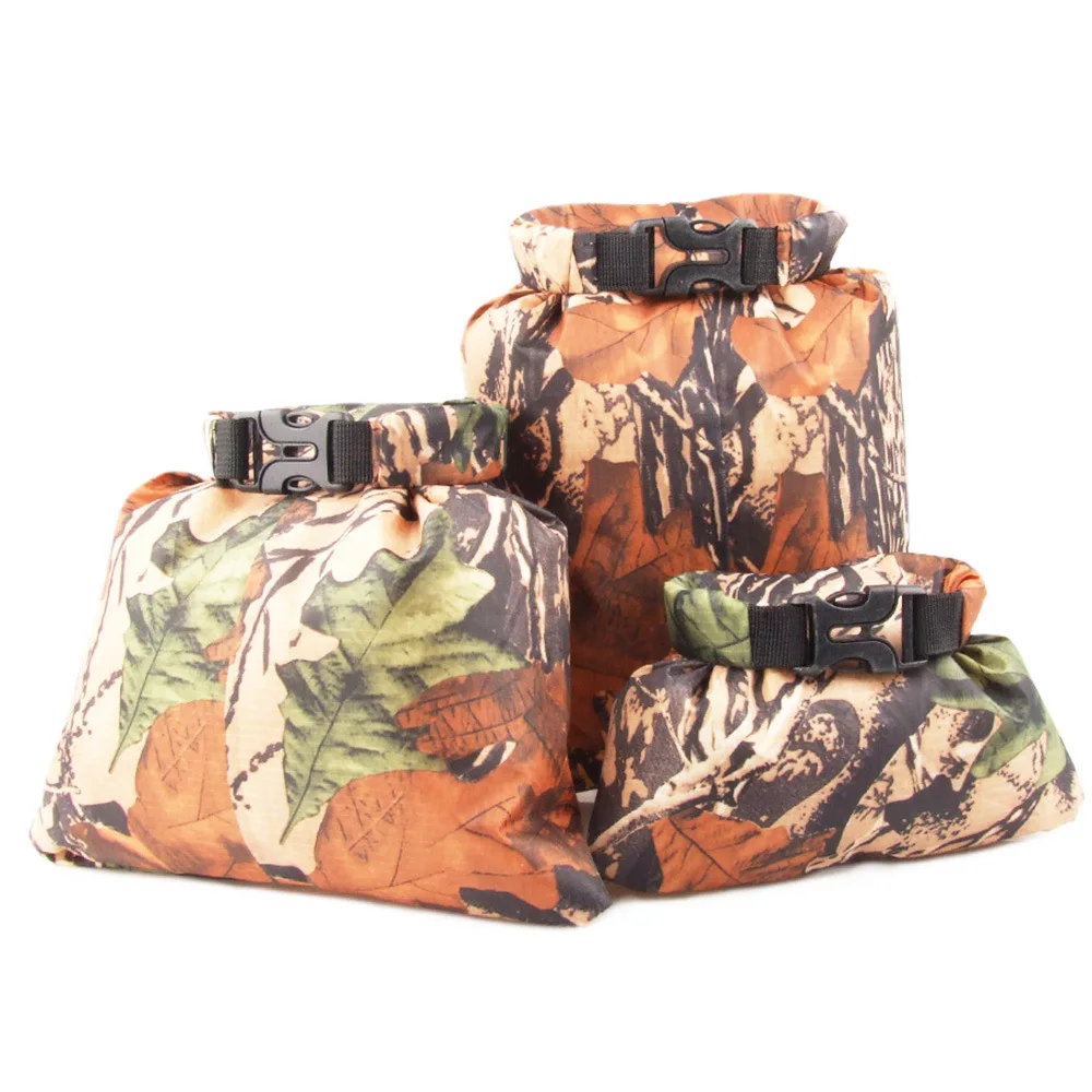 

Ji Rock Upstream Drifting Phone Wallet Documents Three-piece Set Camouflage Waterproof Bag Clothes Compression Waterproof Storga
