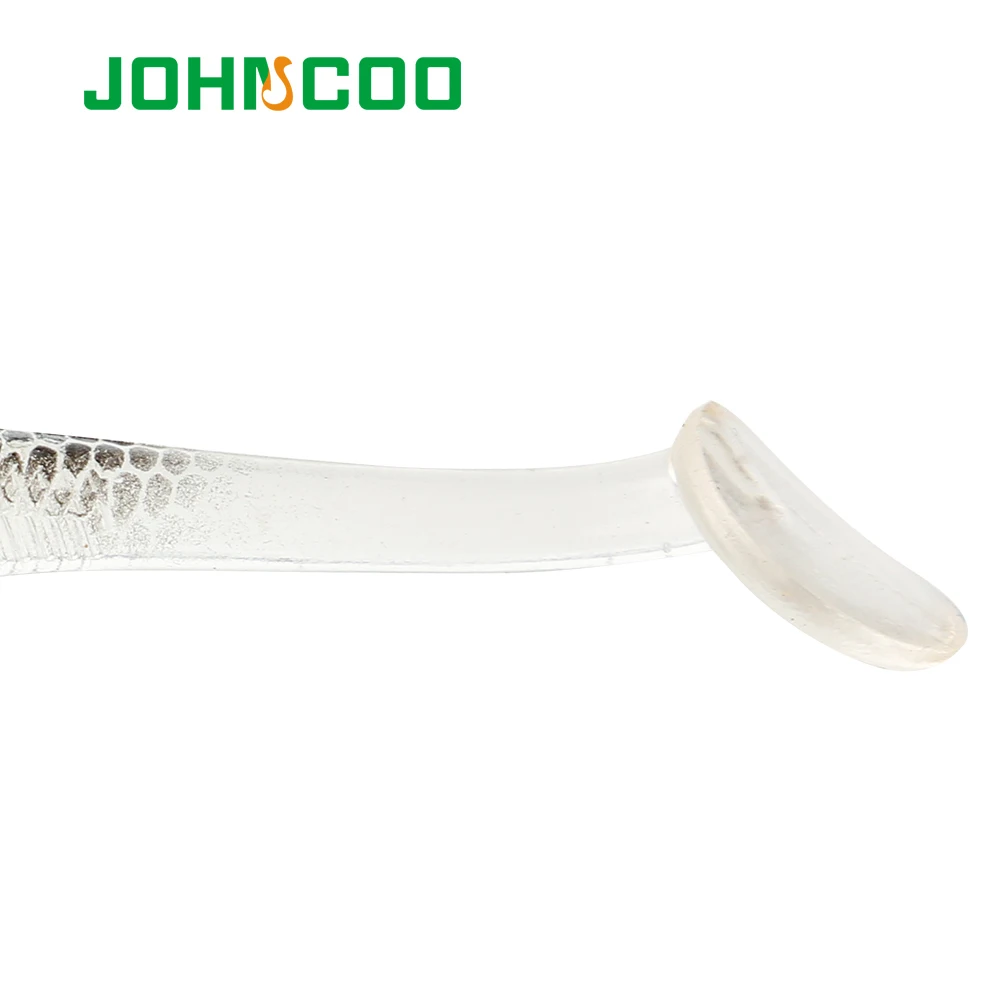 JOHNCOO Мягкая приманка Радужный гольян 5,4 г 9,7 г т хвост рыболовные приманки искусственная Мягкая наживка 5 шт. силиконовая приманка бас Щука приманка