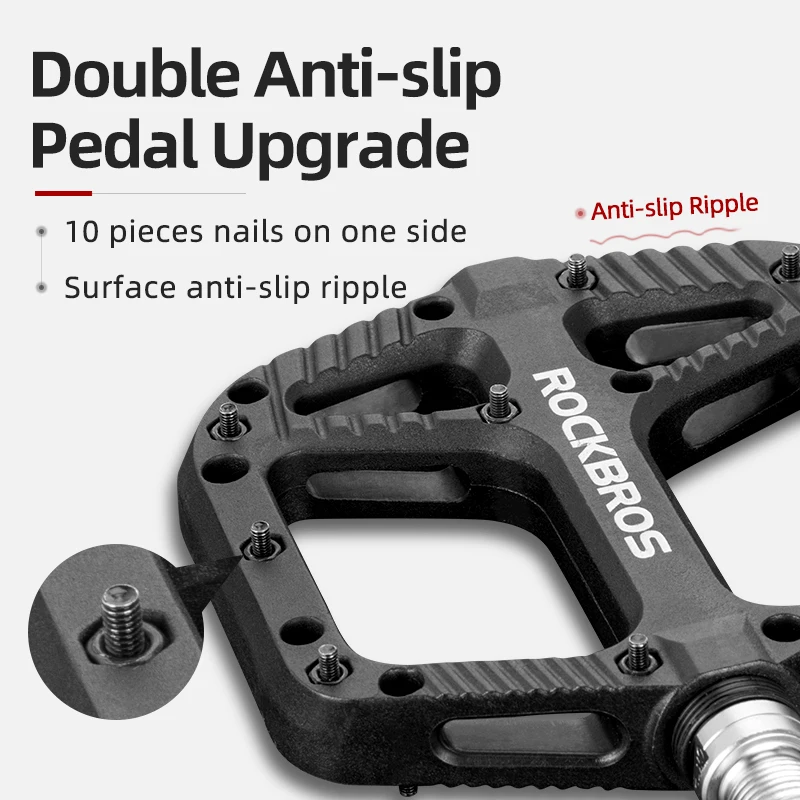 Rockbros Dual Platform Pedals For Mountain Bike ROCKBROS