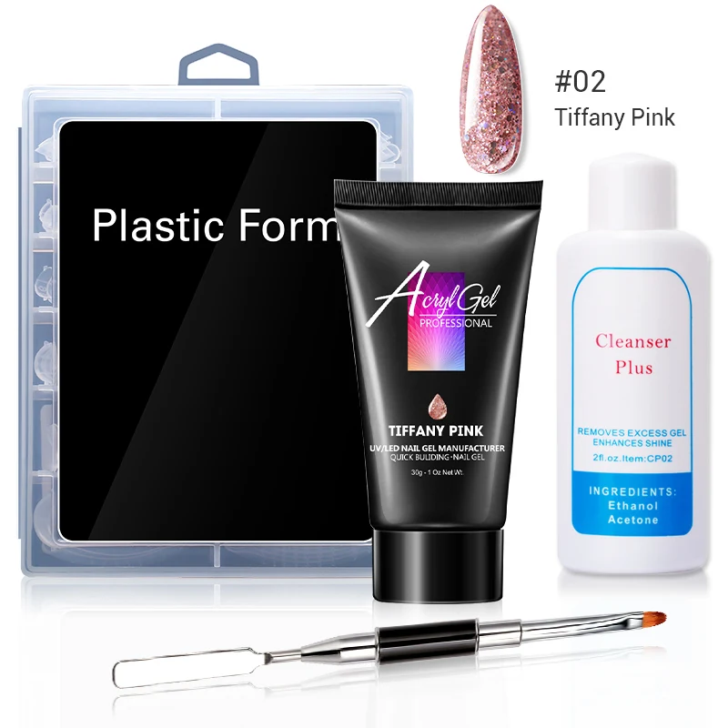 glitter extend gel 2 Modelones 30 г Блестящий удлиняющий УФ-гель для ногтей длительный строительный лак для ногтей прозрачный серебряный цвет удлиняющий гель - Цвет: glitter extend gel 2