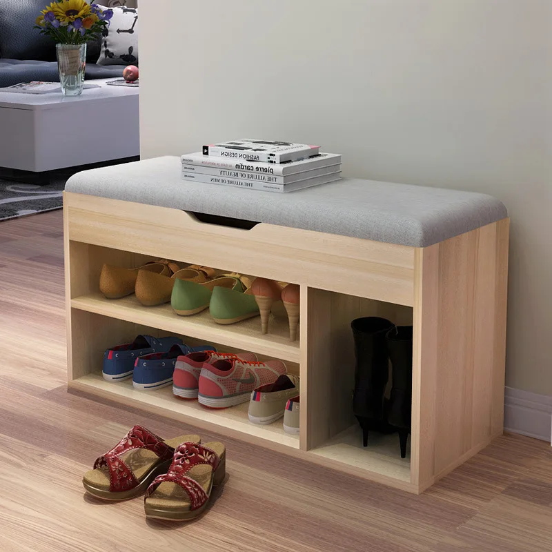 

Into Doorway Footstool Household Northern European-Style Storage Sofa Short Footstool Sub-Footstool-Shoe Rack Footstool