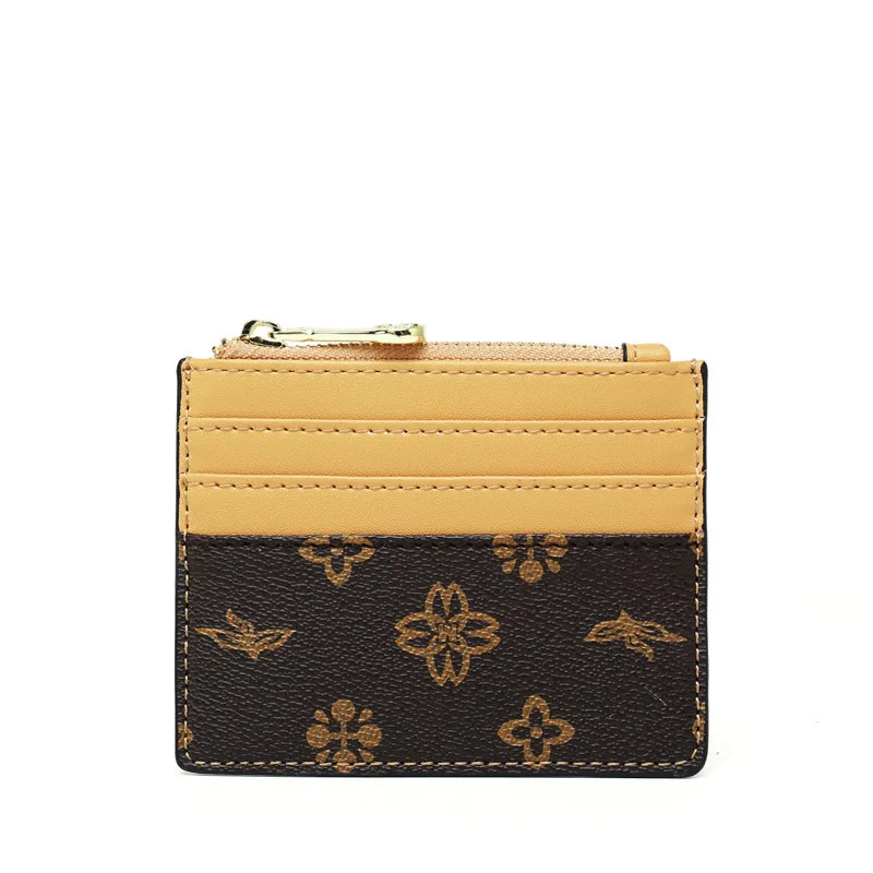 

2019 New Style Women's Purse Contrast Color Mini Storage Key Korean-style Fashion Short Purse