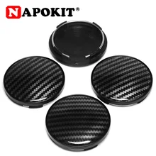 4 шт./лот 68 мм с 65 мм Глянцевая 3D углеродное волокно вен логотип автомобиля колеса центр Крышка колпака колеса автомобиля обод ступицы крышка автомобиля аксессуары для укладки