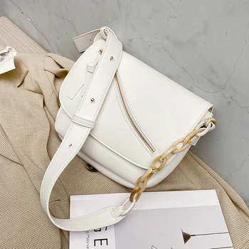 

PU Leather Crossbody Bags For Women 2020 Fashion Small Solid Colors Shoulder Bag Female Handbags And Purses Sac A Main Femme