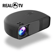 Real tv CL760 Full HD lcd светодиодный проектор 3200 люмен 1080P Видеоигры ТВ домашний кинотеатр проектор кинопроектор