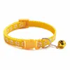 Yellow cat collar