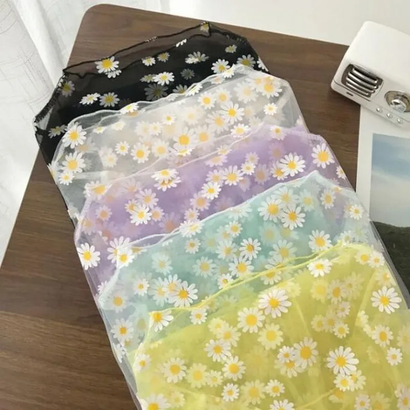 oversized floral mesh top