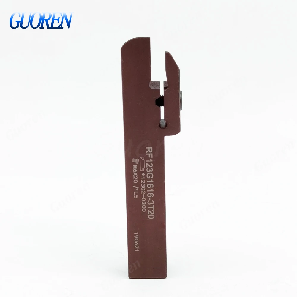 1pcs RF123G1616-3T20 CNC External Grooving Turning tool Lathe Cutter Tool holder for N123G2-0300 Carbide insert