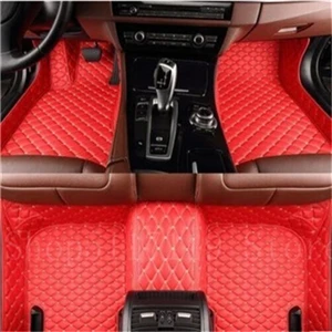 Автомобильные коврики для Lexus ES250 ES350 GS300 GS350 RX350 LS460 LS600 LX570 RX400h NX300 IS200 IS200t изготовленное на заказ вспомогательное оборудование - Название цвета: Красный