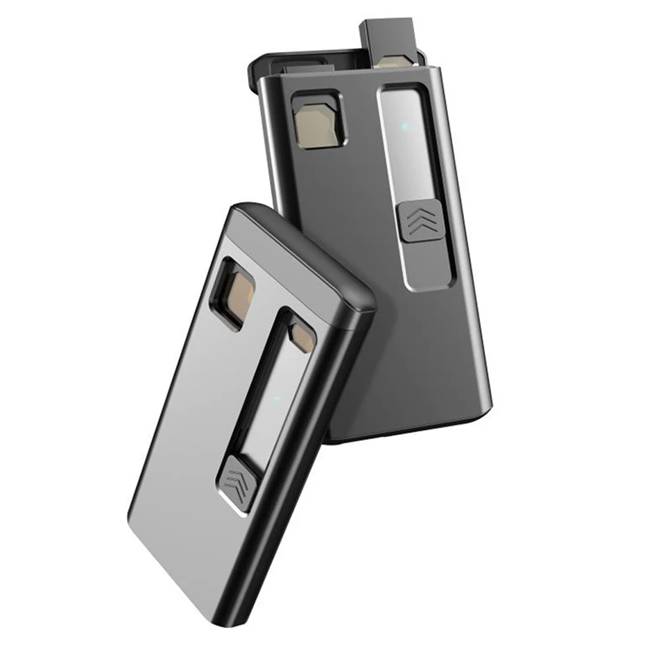 

Portable 1200mah Power Bank Charger Case for JUUL Charging Case Storage Holder Magnetic Charger Single Hand Silde Smoking