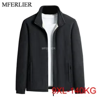 Autumn Winter Men's Jackets 9XL 140kg 5XL 6XL 7XL 8XL Bust 150cm Large Size Warm Coat 1