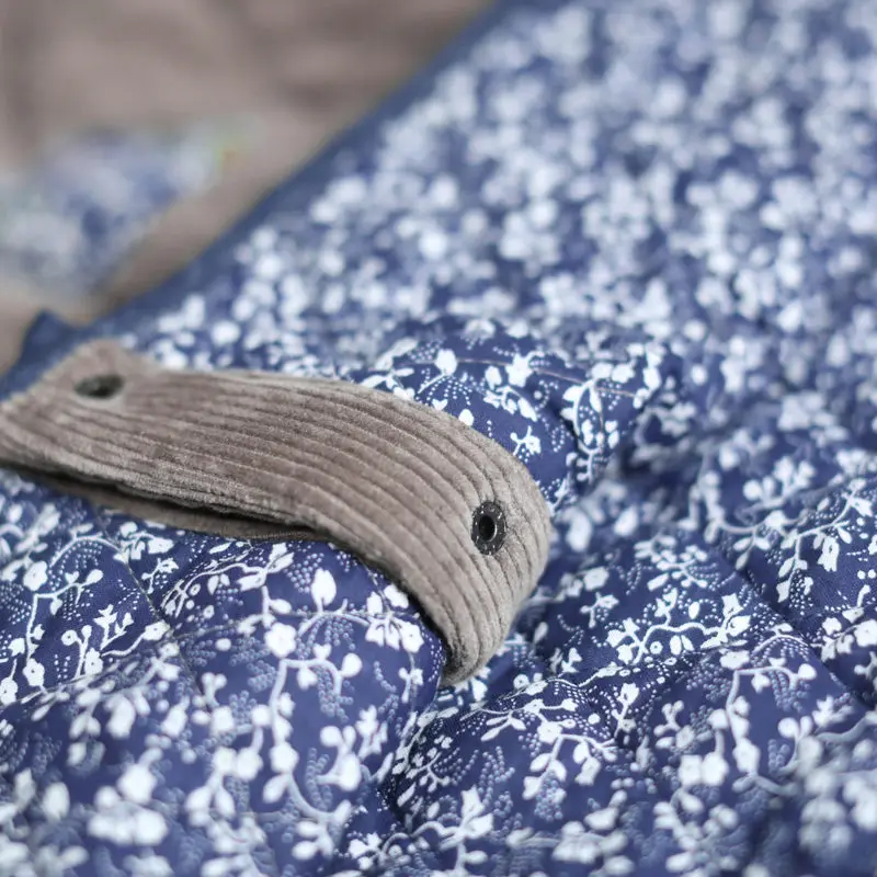 Most effective Autumn And Winter Clothes 2019 New Korean Loose Large Size Literary Fashion Corduroy Stitching Cott