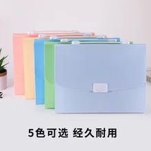 

A4 Waterproof Accordion Folder Students Expanding 12 Cells Multiple Layers Paper Organizer Plastic Teacher Document Bag