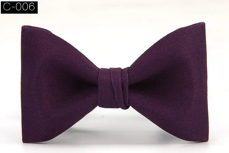 Manufacturers Direct Selling Fashion Men Marriage Dinner Handmade Stereotypes Bowtie Trending Foreign Trade Monochrome Bow Curre