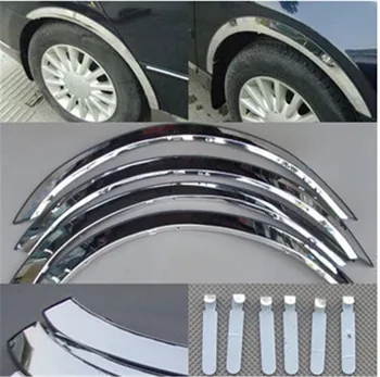 

Car Styling for 2013-2019 Skoda Rapid Stainless steel car wheel eyebrow trim strip trim