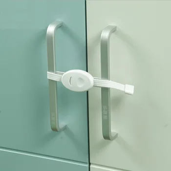 

Drawer Door Cabinet Cupboard Safety Locks Baby Kids Safety Care Plastic 1pc Locks Straps Infant Baby Protection