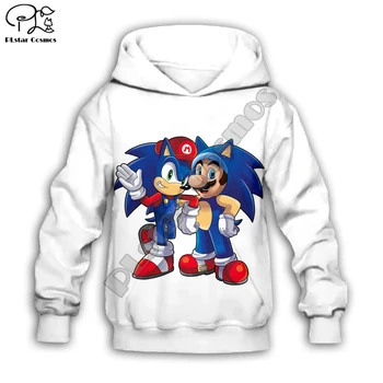 

Kids Cloth Anime Super Sonic Cartoon 3d hoodies/boy sweatshirt Cartoon Hot Movie style-6