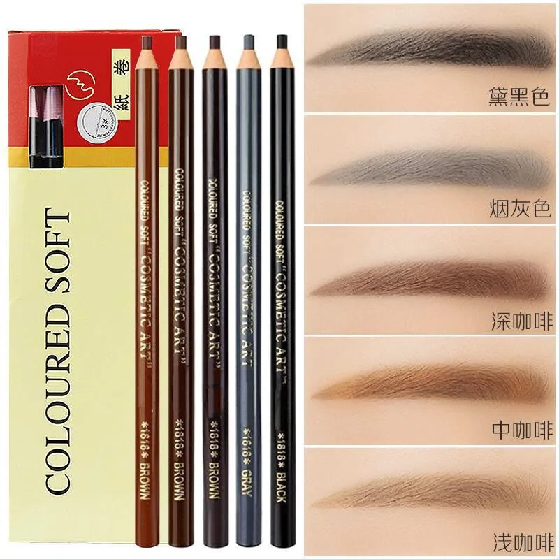 1PC Eyebrow Tattoo Liner Pencil Tint Microblading Waterproof Drawing Eyebrow Enhancer Peel Off Pen Longlasting Eye Makeup Tools