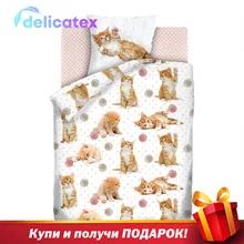 КПБ 1.5 поплин "4 YOU" Fun&Cute(70х70) рис. 16084-1/16085-1/8672-6 Cute kittens