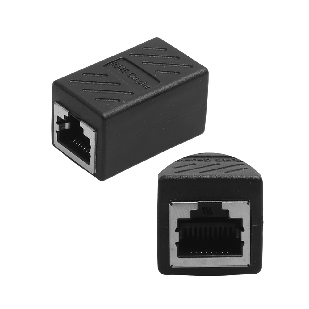 RJ45 Network Extender Female-to-Female Extension Converter - 8 Core Jack Ethernet LAN Cable Adapter (1/2/5/10pcs) Description Image.This Product Can Be Found With The Tag Names Computer Cables Connecting, Computer Peripherals, Connector network extender, PC Hardware Cables Adapters