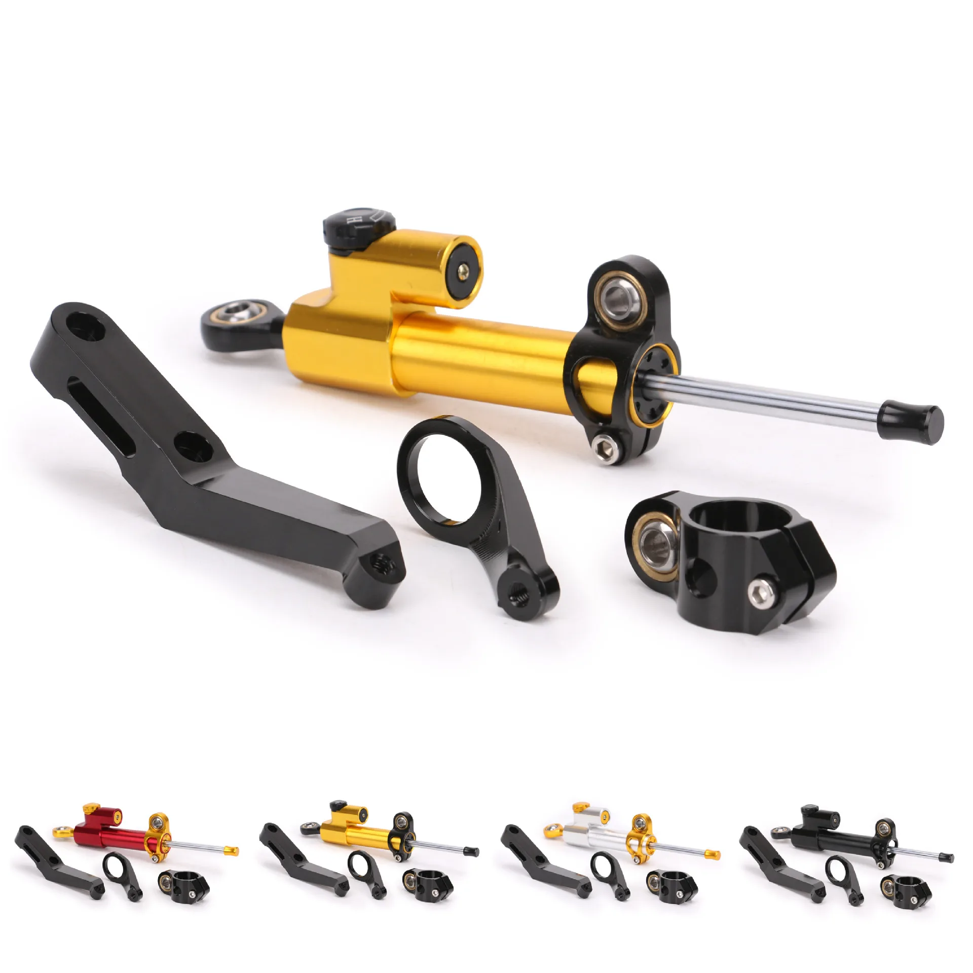 

Honda CBR-954RR 02-03 Years Motorcycle Modified Titanium Ruler Damping Holder Direction Buffer Shock Absorber