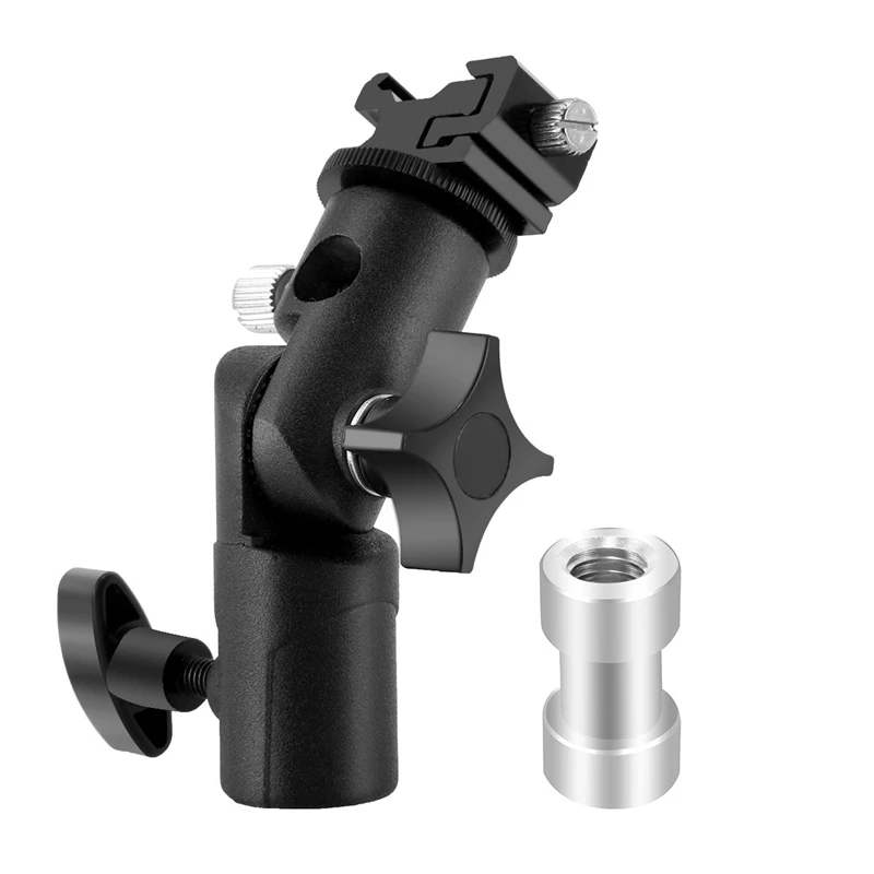  Camera Flash Speedlite Mount Professional Camera Swivel Light Stand Bracket Umbrella Holder Shoe Mo