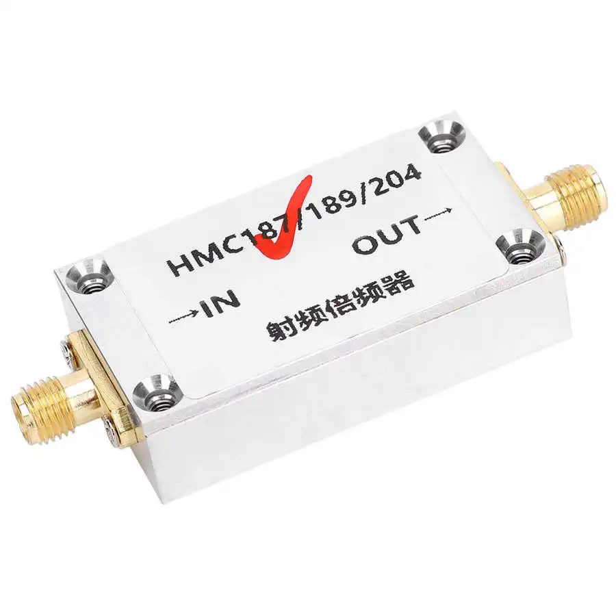 HMC187 HF Frequenzvervielfacher aus Aluminiumlegierung 0,87-2 GHz Eingang 1,7-4 GHz Ausgang Verdoppler Industriezubeh/ör