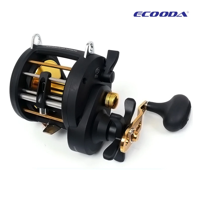 Катушка рыболовная ECOODA EOM 50R/L для морской лодки тяговое усилие 13 кг джиггинга