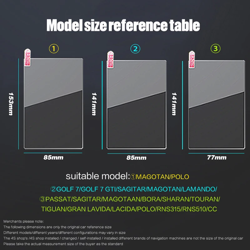 Защитная пленка против царапин для VW Golf Passat Polo magotan sagitar Bora LaVida Touran gps навигация защита авто аксессуары
