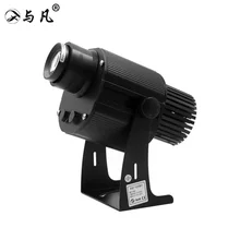 100w Projective Distance 30m Gobo Customize Pattern Advertising Light Waterproof Black Color Logo Projector