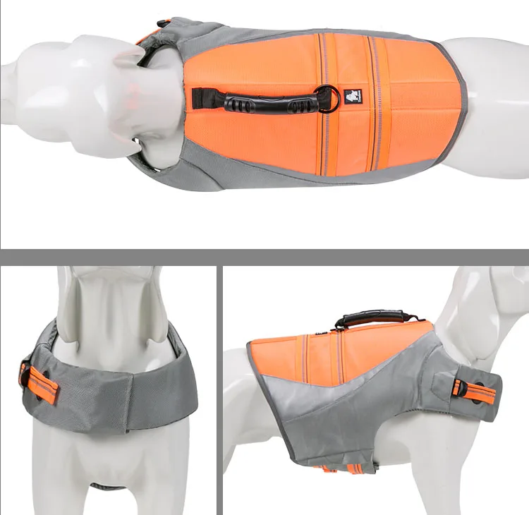 Truelove Pet Dog Life Jacket Vest Flotation Device Safety Adjustable Reflective Secure Swimwear Dog Life Saver french bulldog  (11)